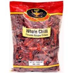 Deep Red Chilli Whole 100g