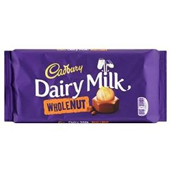 Cadbury Dairy Milk Wholenut Chocolate 45gm