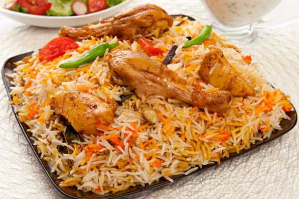 Hari Mirchi Chicken Pulav