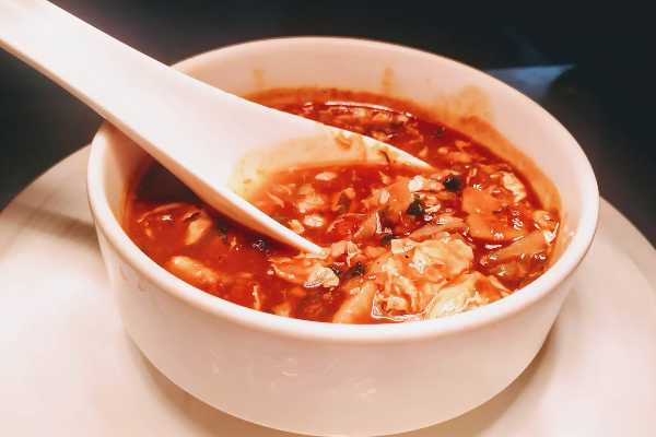 Chicken hot and sour soup