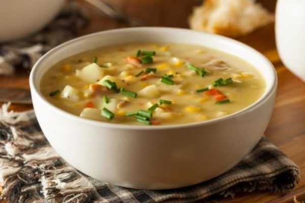 Chicken sweet corn soup