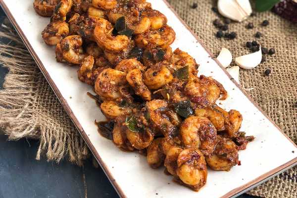 Shrimp Pepper Fry