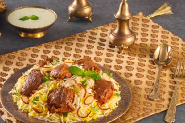 Hyderabadi Goat Dum Biryani FP
