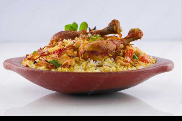 Hyderabadi Chicken Dum Biryani