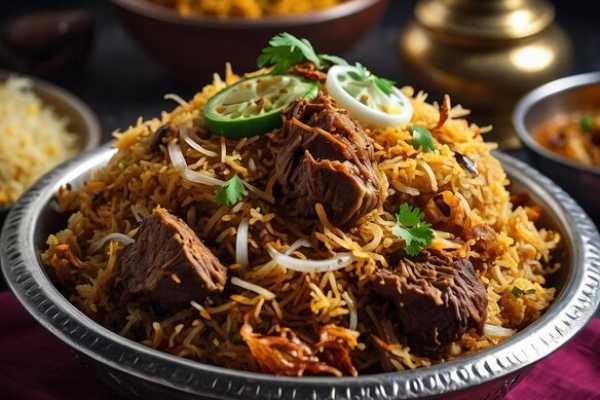 Hyderabadi Goat Dum Biryni