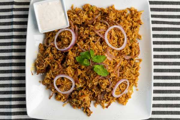 Goat Fry Biryani