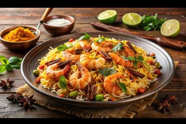 Shrimp Biryani