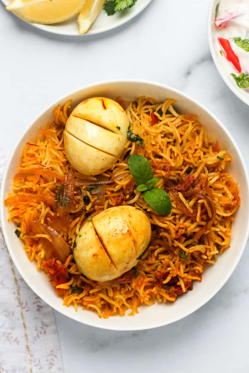 Egg Biryani (Single)