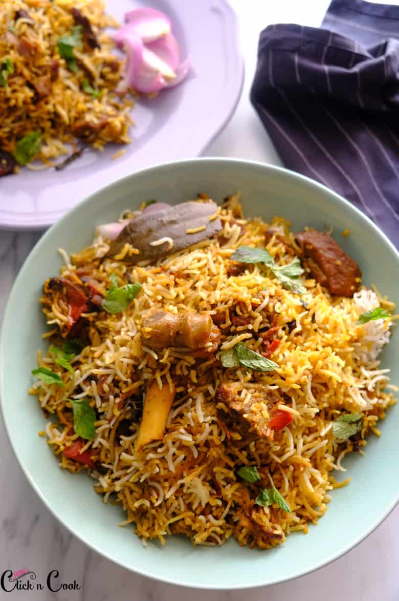 Mutton Fry Biryani (New) (Single)