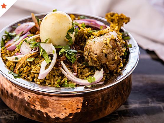 Gongura Chicken Biryani