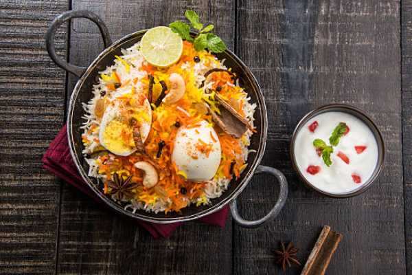 Hyderabadi Egg Dum Biryani Family Pack