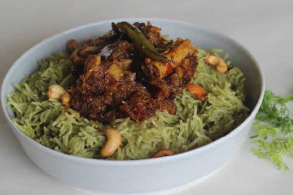 Gongura Goat Briyani