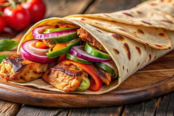 Chilli Chicken Parotta Bread