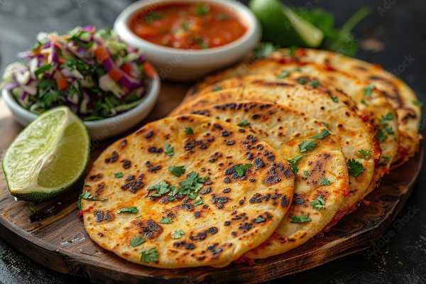 Chili Parotta Bread