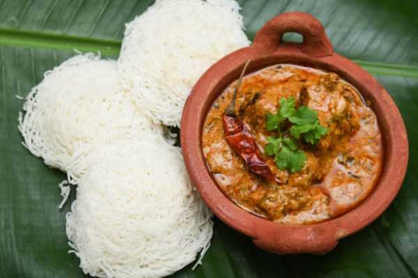 Idiyappam Fish Curry