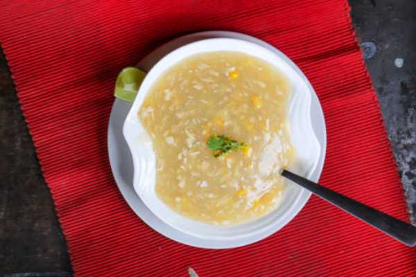 SWEET CORN CHICKEN SOUP 
