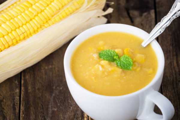SWEET CORN VEG SOUP 