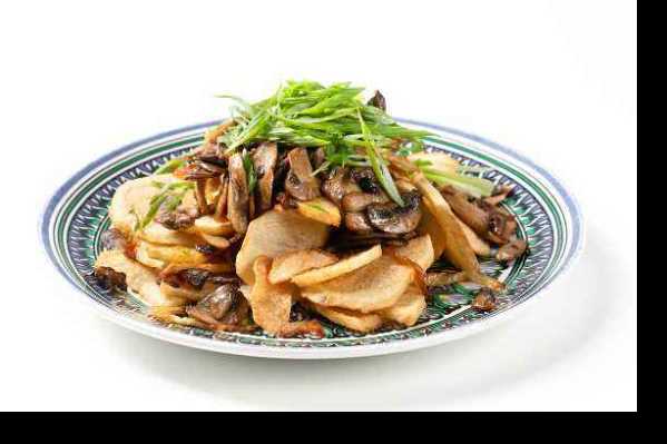 Roasted Potatoes with Mushrooms