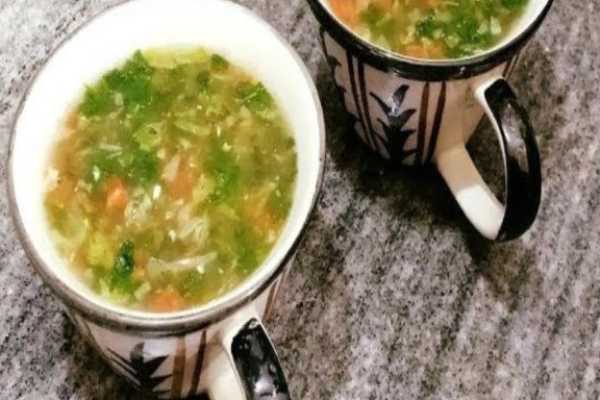 Lemon Cilantro Soup (Non-veg)