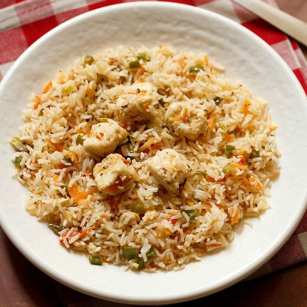 Paneer Vegetable Fried Rice