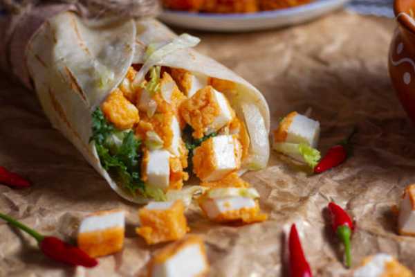 Chilli Paneer Wrap