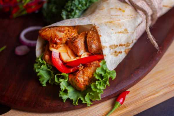 Tandoori Chicken Wrap