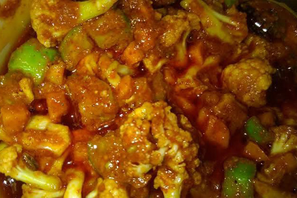 Aavakai Vegetable Curry (Spicy)