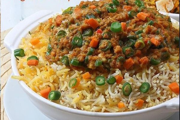 Veg Kheema Biryani