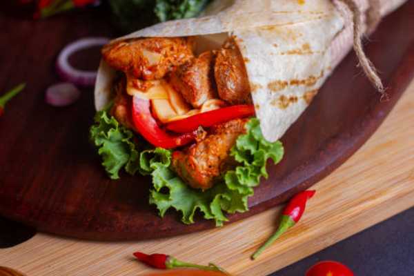 Chicken Tikka Kebab Wrap