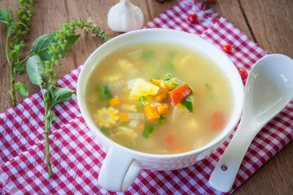 Sweet Corn Veg Soup