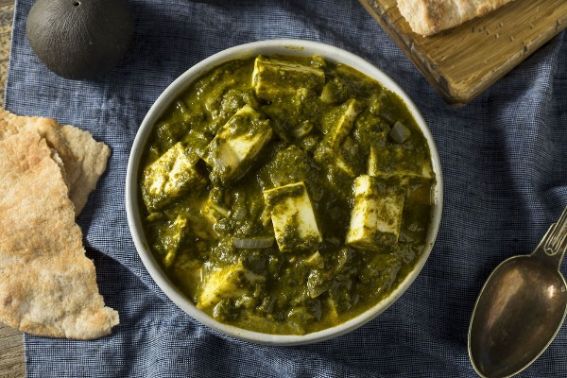 Jeera Palak Paneer