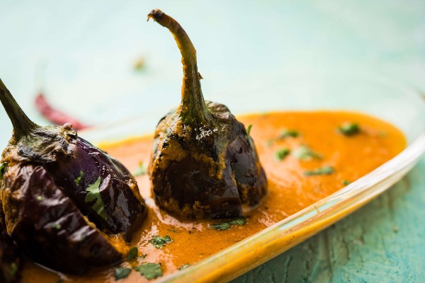 Andhra Stuffed Brinjal