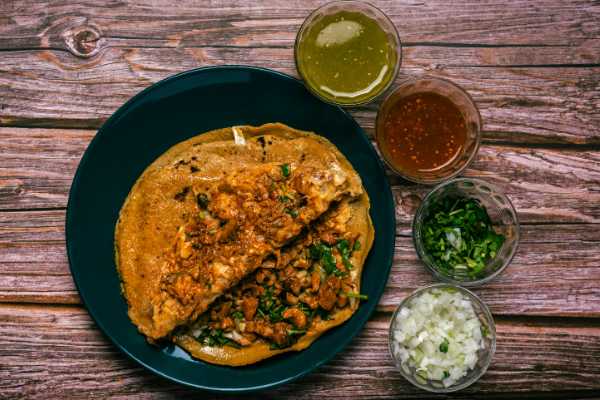 Chicken Chettinad Dosa