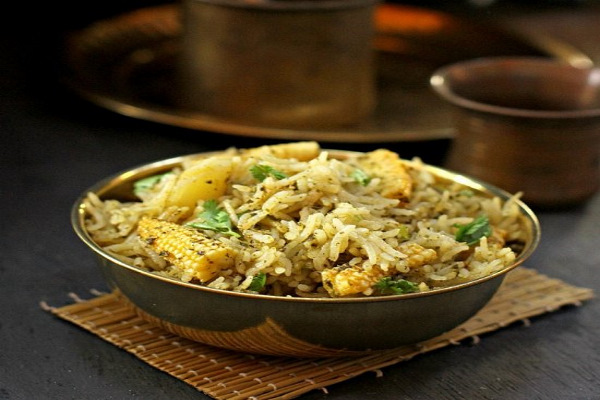 Masakali Babycorn Gobi Biryani