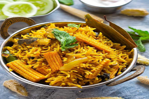 BB Spl Babycorn Gobi Biryani