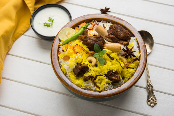 Goat Dum Biryani