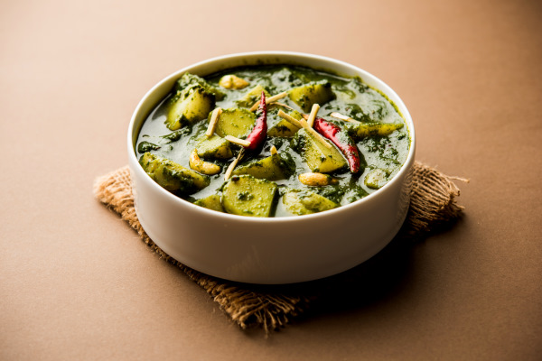 Vegan Spinach and Green Veg Curry