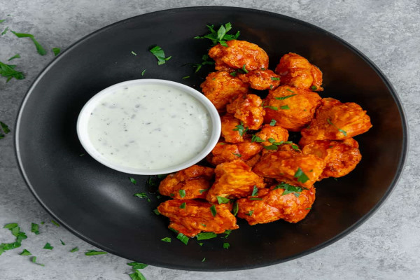 Vegan Fried Califlower Wings