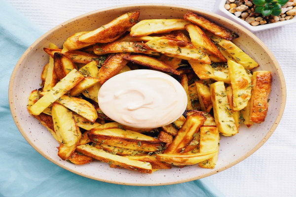 Vegan Garlic Fries