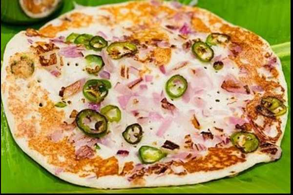 Onion Chili Uthapam