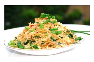 Schezwan Fried Rice Egg