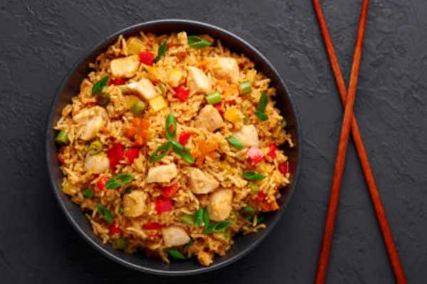 Schezuan Fried Rice Chicken