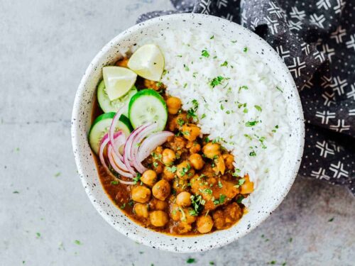 THE CURRY BOWL: CHANNA ( Chickpea) MASALA -  ( VEGAN) NEW ADDITION MUST TRY