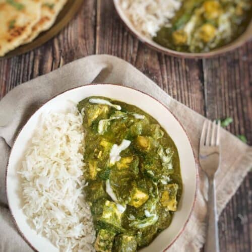 THE CURRY BOWL: SAAG (Spinach) PANEER  - NEW ADDITION MUST TRY