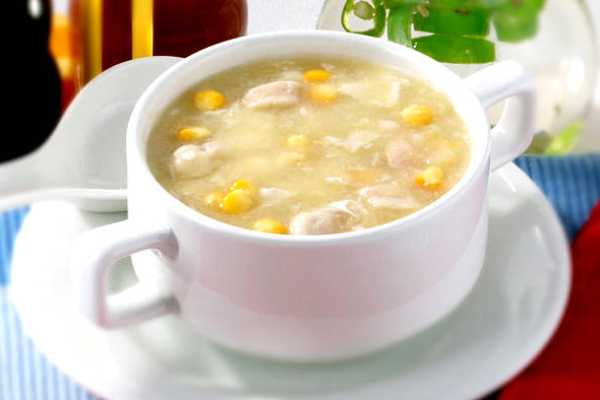 Sweet Corn Chicken Soup