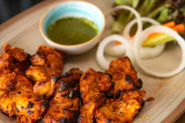 Achari Chicken Tikka Kebab
