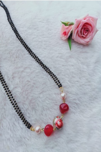 Pink Mangalsutra