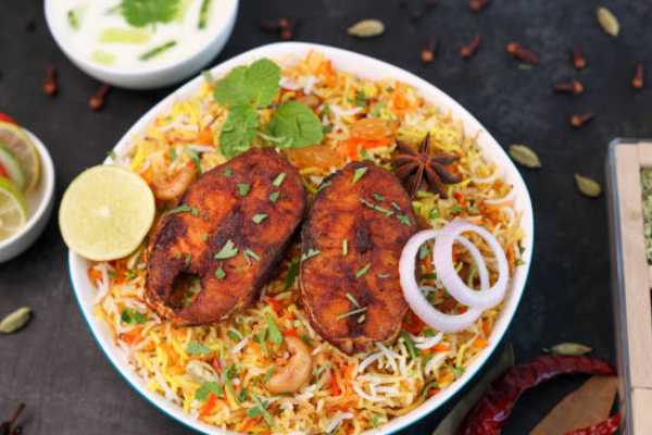 Fish Biryani Platter