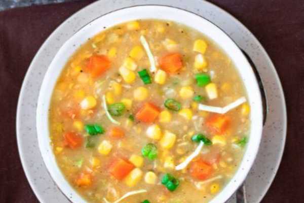 Veg Sweet Corn soup