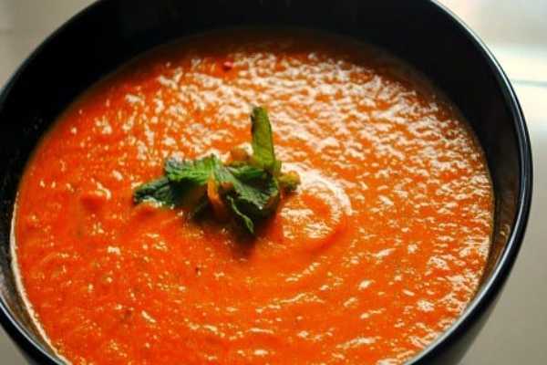 Tomato Basil Shorba Soup